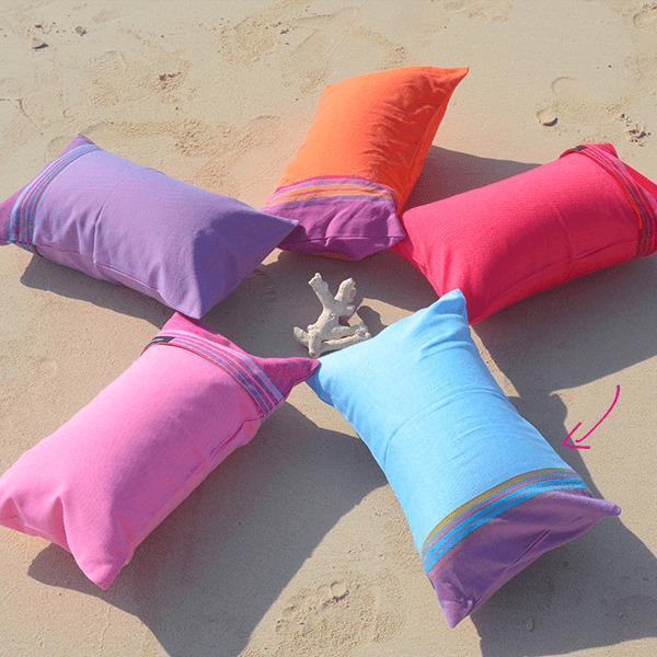 Le Coussin de plage gonflable Amani de Simone et Georges