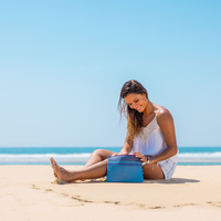 Beach clutch Mykonos